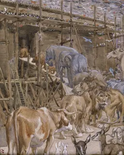 The Animals Enter the Ark by James Tissot