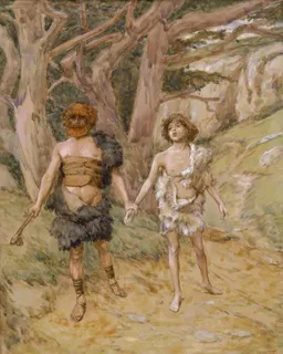 Cain Leads Abel to Death by James Tissot