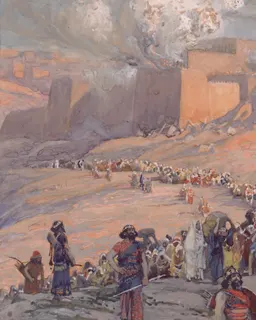 The Flight of the Prisoners by James Tissot