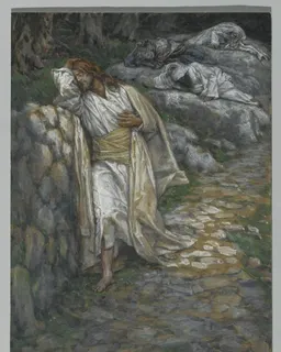 My Soul is Sorrowful unto Death by James Tissot