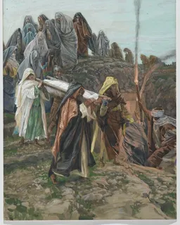 Jesus Carried to the Tomb by James Tissot