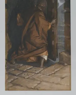 Judas Leaves the Cenacle by James Tissot
