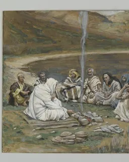 Meal of Our Lord and the Apostles by James Tissot