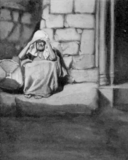 Miriam Shut Out from the Camp by James Tissot