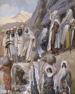 Moses Strikes the Rock by James Tissot