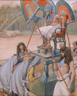 Pharaoh and the Midwives by James Tissot