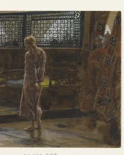 Jesus Before Pilate First Interview by James Tissot