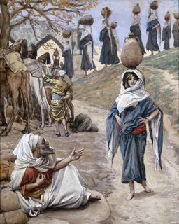 Abraham's Servant Meets Rebecca by James Tissot