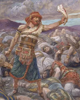 Samson Slays a Thousand Men by James Tissot