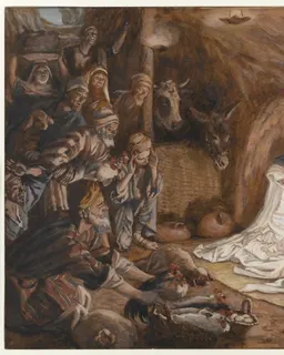 The Adoration of the Shepherds by James Tissot
