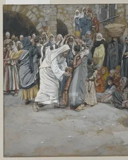 Suffer the Little Children to Come unto Me by James Tissot