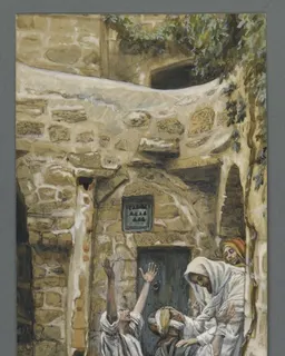 The Blind of Capernaum by James Tissot