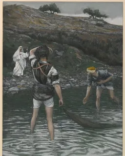 The Calling of Saint Peter and Saint Andrew by James Tissot