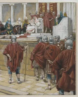 The Judgment on the Gabbatha by James Tissot