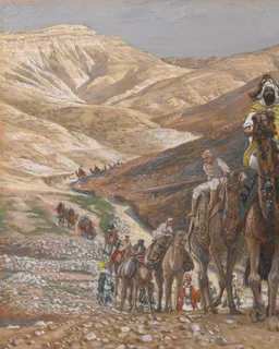 The Magi Journeying by James Tissot