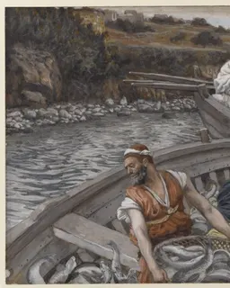 The Miraculous Draught of Fishes by James Tissot