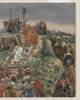 The Procession Nearing Calvary by James Tissot