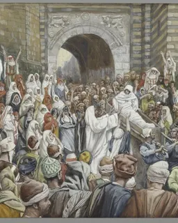 The Resurrection of the Widow's Son at Nain by James Tissot