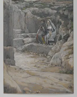 The Two Marys Watch the Tomb by James Tissot