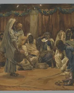 The Washing of the Feet by James Tissot