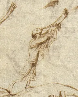 Utrecht Psalter, Psalm 80 by Master of the Utrecht Psalter