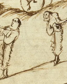 Utrecht Psalter, Psalm 91 by Master of the Utrecht Psalter