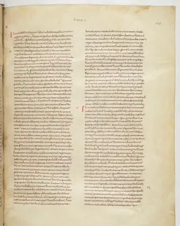 Vivian Bible, 1 Chronicles 1 (folio 219) by Master C. (Vivian Bible illuminator)