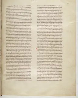 Vivian Bible, 1 Chronicles 23 (folio 233) by Master C. (Vivian Bible illuminator)