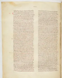 Vivian Bible, 1 Chronicles 5 (folio 222) by Master C. (Vivian Bible illuminator)