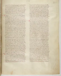 Vivian Bible, 1 Corinthians 9 (folio 757) by Master C. (Vivian Bible illuminator)