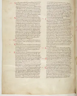 Vivian Bible, 1 John 4 (folio 814) by Master C. (Vivian Bible illuminator)