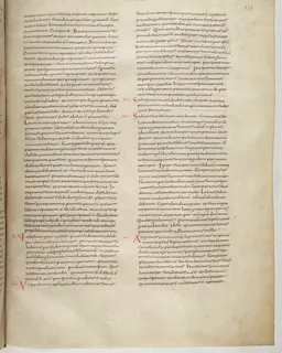 Vivian Bible, 1 Thessalonians 2 (folio 783) by Master C. (Vivian Bible illuminator)