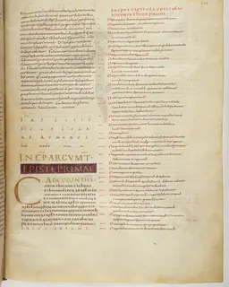 Vivian Bible, 1 Timothy 3 (folio 789) by Master C. (Vivian Bible illuminator)