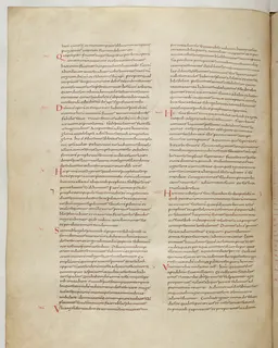 Vivian Bible, 2 Corinthians 11 (folio 768) by Master C. (Vivian Bible illuminator)