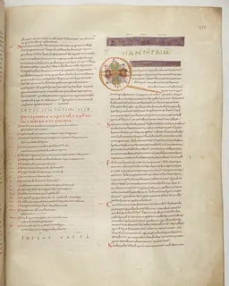 Vivian Bible, 2 Corinthians 12 (folio 769) by Master C. (Vivian Bible illuminator)