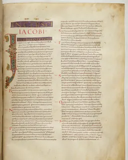 Vivian Bible, 2 Corinthians 2 (folio 763) by Master C. (Vivian Bible illuminator)