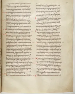 Vivian Bible, 2 Thessalonians 3 (folio 787) by Master C. (Vivian Bible illuminator)