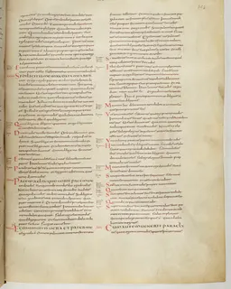 Vivian Bible, Acts 18 (folio 735) by Master C. (Vivian Bible illuminator)