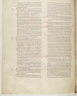 Vivian Bible, Acts 19 (folio 736) by Master C. (Vivian Bible illuminator)