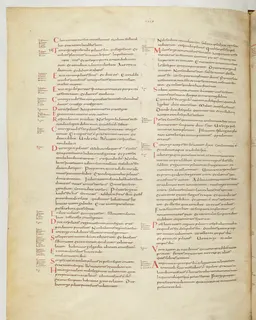 Vivian Bible, Acts 23 (folio 738) by Master C. (Vivian Bible illuminator)