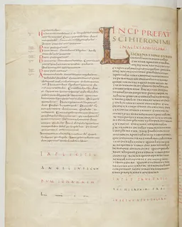 Vivian Bible, Acts 26 (folio 740) by Master C. (Vivian Bible illuminator)
