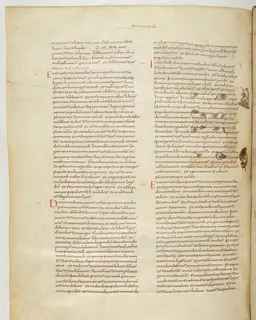 Vivian Bible, Amos 2 (folio 620) by Master C. (Vivian Bible illuminator)