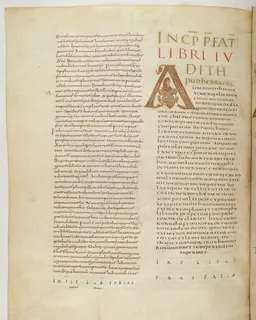Vivian Bible, Daniel 11 (folio 608) by Master C. (Vivian Bible illuminator)