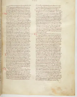 Vivian Bible, Deuteronomy 24 (folio 119) by Master C. (Vivian Bible illuminator)