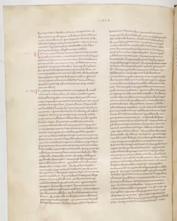 Vivian Bible, Deuteronomy 25 (folio 120) by Master C. (Vivian Bible illuminator)