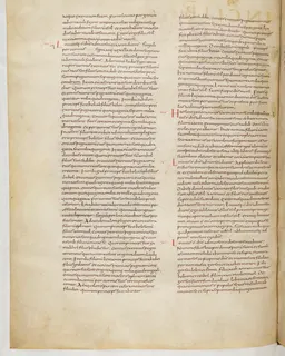 Vivian Bible, Deuteronomy 3 (folio 106) by Master C. (Vivian Bible illuminator)