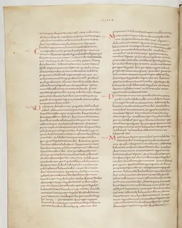 Vivian Bible, Deuteronomy 33 (folio 124) by Master C. (Vivian Bible illuminator)