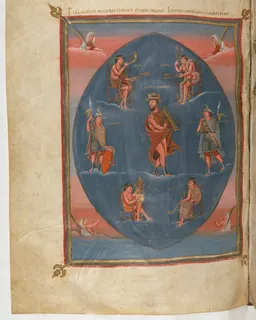 Vivian Bible, Ecclesiastes 4 (folio 438) by Master C. (Vivian Bible illuminator)