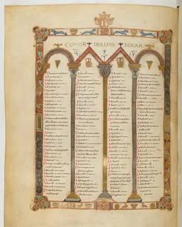 Vivian Bible, Ephesians 1 (folio 774) by Master C. (Vivian Bible illuminator)