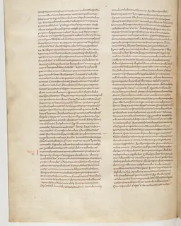 Vivian Bible, Exodus 22 (folio 54) by Master C. (Vivian Bible illuminator)